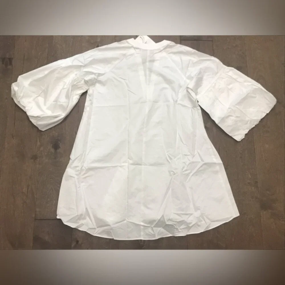 Tuckernuck Kasia Women's Short Sleeve White Santorini Mini Dress, Size XL - Picture 3 of 7